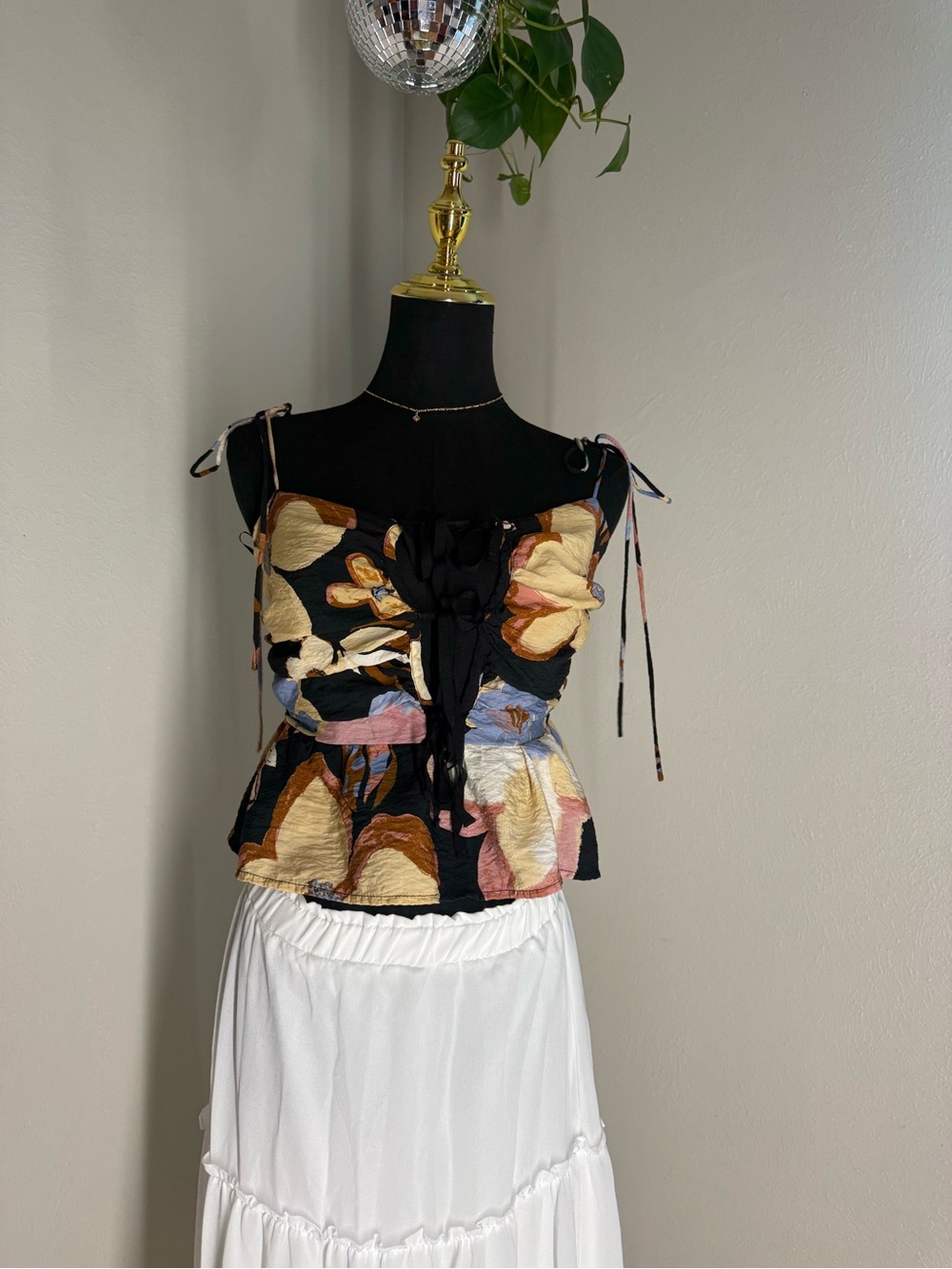 Floral Tie Top by Habit
